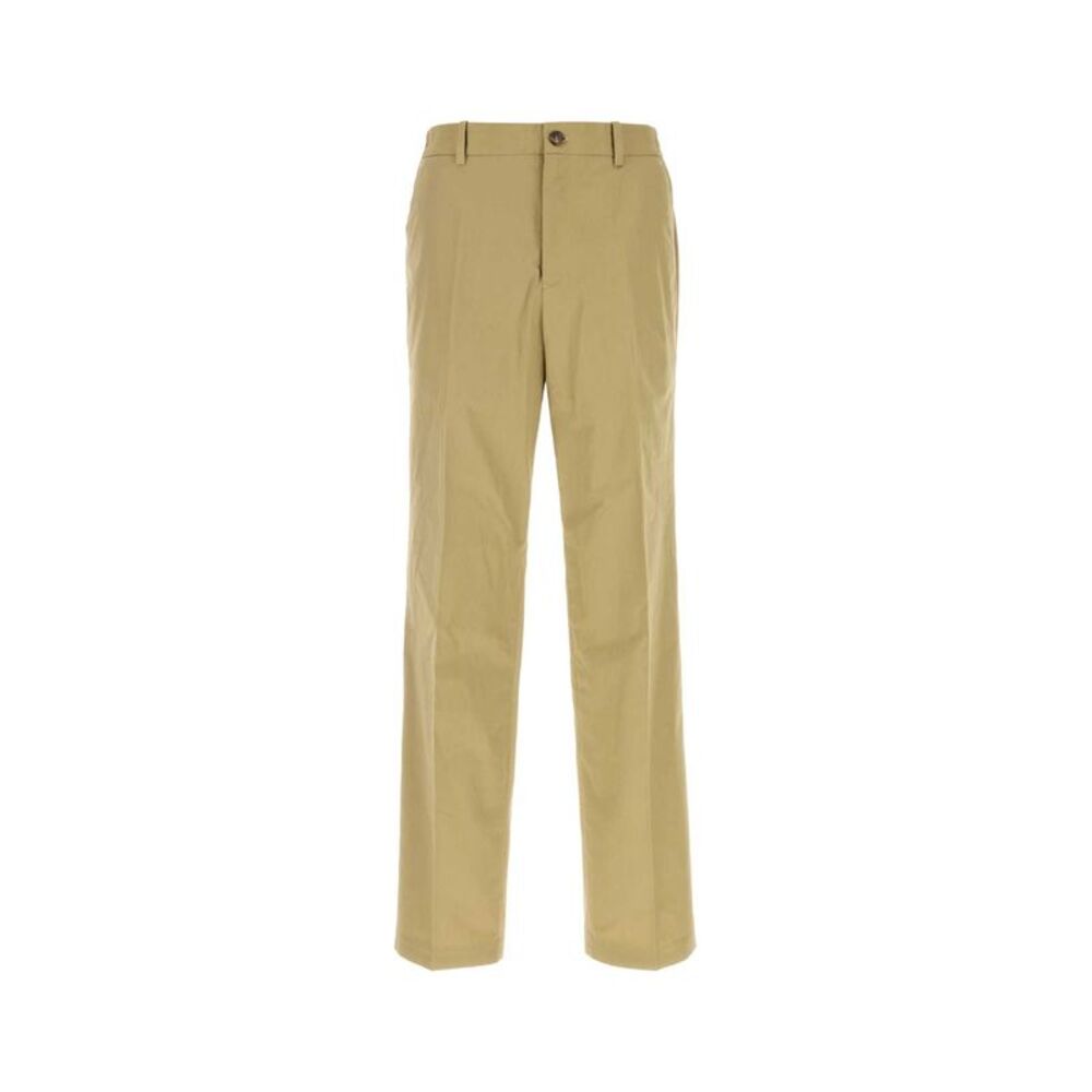 A.P.C. Men Khaki Cotton Dylan Pant